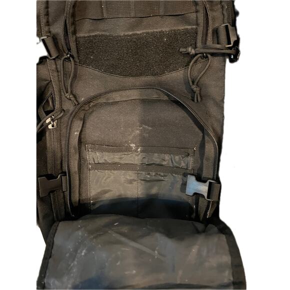 Highland Tactical Black Backpack Large - Picture 4 of 5